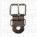 Sandal buckle silver 16 mm with buckleplate and keeper (10 pcs) - pict. 1