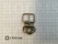 Sandal buckle silver 16 mm with buckleplate and keeper (10 pcs) - pict. 2