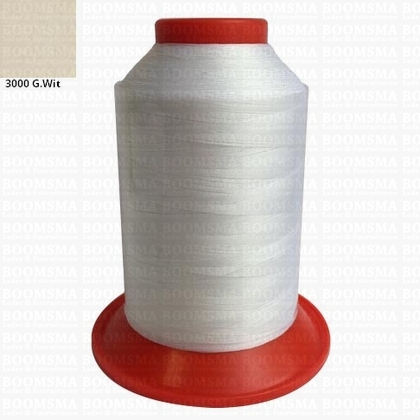 Serafil polyester machine thread 10 cream white 10 (300 m) 3000 white/cream - pict. 2