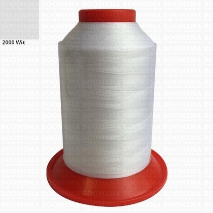 Serafil polyester machine thread 10 white 10 (300 m) 2000 white - pict. 2
