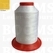 Serafil polyester machine thread 40 light yellow 40 (1200 m) 113 light yellow - pict. 2