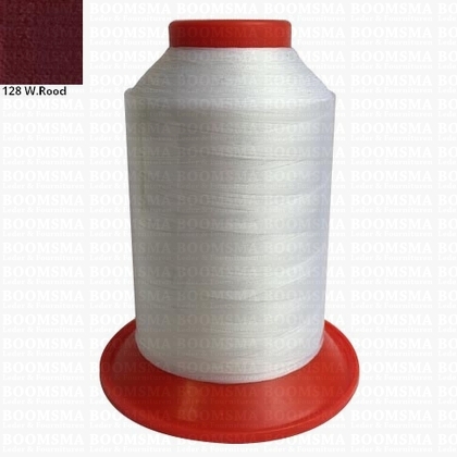 Serafil polyester machine thread 60 wine red 60 (1800 m) 128 wine red - pict. 2