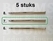 Sewing awl kit 5 extra needles size 7 (1,9 mm thick)  - pict. 2