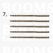 Sewing awl kit 5 extra needles size 7 (1,9 mm thick)  - pict. 1