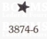 Shape punch star 3874-6 size 5 × 5 mm  - pict. 2