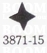 Shape punch star 4 point 3871-15 size 9 × 9 mm  - pict. 2