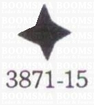 Shape punch star 4 point 3871-15 size 9 × 9 mm  - pict. 2
