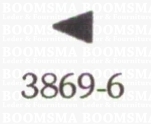 Shape punch Triangle long 3869-6 size 6 × 4,5 mm  - pict. 2