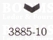 Shape punch V-shape 3885-10 size 7 × 2,5 mm  - pict. 2