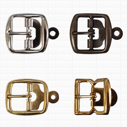 Centre bar buckle with plate small - 25 mm - pict. 3