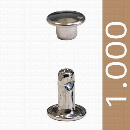 Rivets: Rivets 33 Double cap silver 33/8/2 per 1.000 - pict. 1