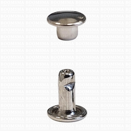 Rivets: Rivets 33 Double cap silver 33/8/2 per 100 - pict. 1