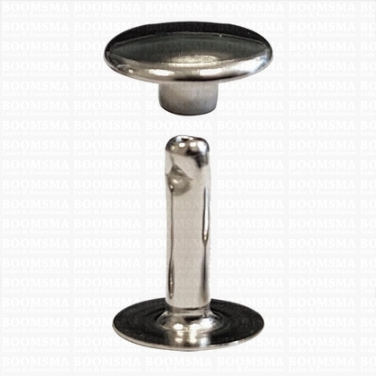 Rivets: Rivets 36 Single cap silver 36/12 per 100 - pict. 1