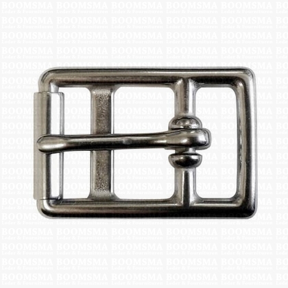 Stainless Steel Singel Buckle (Horse) 25 mm feed-through (5,3 x 3,7 cm) - pict. 1