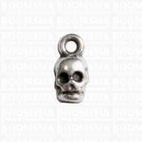 Skull charm 11 mm incl. ring