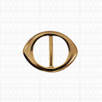 Slider Buckle Feed through: 30 mm Colour: Gold per 10