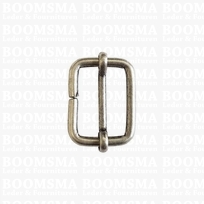 Slider with adjustable bar antique/matt silver  20 mm × 14 mm 