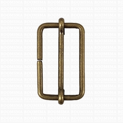 Slider with adjustable bar antique brass plated 35 mm × 18 mm - pict. 1