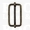 Slider with adjustable bar antique brass plated 40 mm × 20 mm , thick
