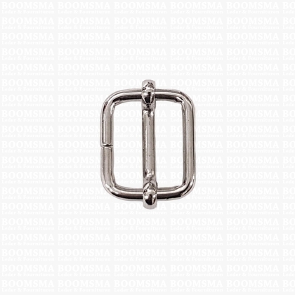 Slider with adjustable bar silver 25 mm × 20 mm, thick - pict. 1