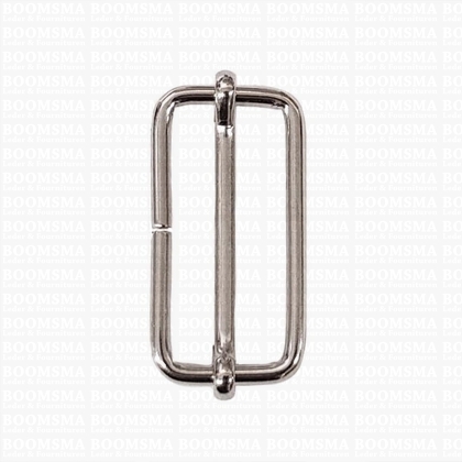 Slider with adjustable bar silver 30 mm × 13 mm, thin (ea) - pict. 1