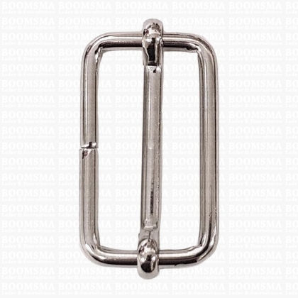 Slider with adjustable bar silver 40 mm × 20 mm, thick - pict. 1