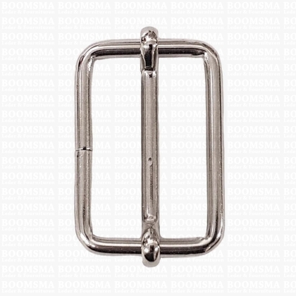 Slider with adjustable bar silver 40 mm × 25 mm, thick - pict. 1