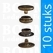 Snaps: Snap Mini dot small antique brass plated Mini dots, kop Ø 12,5 mm - pict. 1