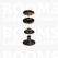 Snaps: Snap mini for glove cap 10,5 mm antique brass plated Ø 10,5 mm (100 pcs.) - pict. 1
