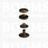 Snaps: Snap mini for glove cap 10,5 mm antique brass plated Ø 10,5 mm (100 pcs.) - pict. 1