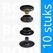 Snaps: Snaps baby dot nearly black cap Ø 12,5 mm (per 10) - pict. 1