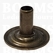 Snaps: Snaps Durable dot long antique brass plated cap Ø 15 mm (pin 8 mm) (per 100) - pict. 1