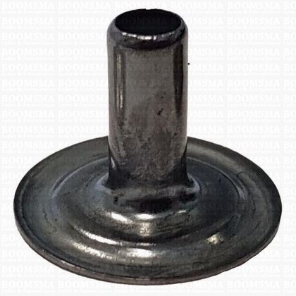 Snaps: Snaps Durable dot long nearly black part D with long pin 9 mm (per 100) - pict. 1