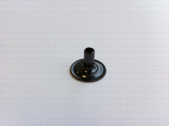 Snaps: Snaps Durable dot long nearly black part D with long pin 9 mm (per 100) - pict. 2