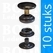 Snaps: Snaps Durable dot long nearly black cap Ø 15 mm (pin 7 mm) (per 100) - pict. 1