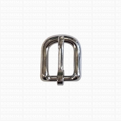 Solid brass (and SB- chrome plated) buckles chrome plated (silver) 12 mm - pict. 1