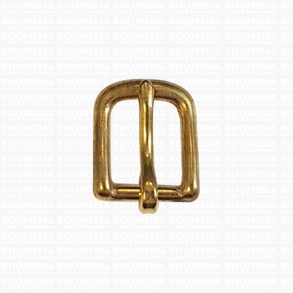 Solid brass (and SB- chrome plated) buckles solid brass (gold) 16 mm  - pict. 1