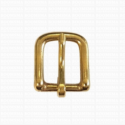 Solid brass (and SB- chrome plated) buckles solid brass (gold) 20 mm  - pict. 1