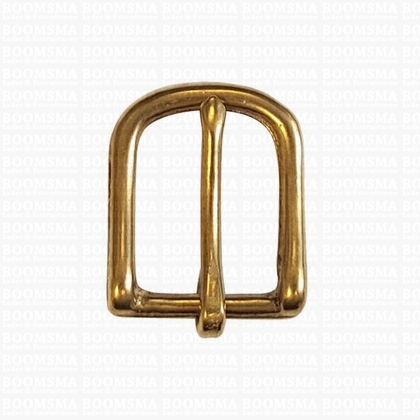 Solid brass (and SB- chrome plated) buckles solid brass (gold) 22 mm  - pict. 1