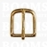 Solid brass (and SB- chrome plated) buckles solid brass (gold) 25 mm  - pict. 1