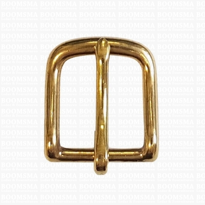 Solid brass (and SB- chrome plated) buckles solid brass (gold) 25 mm  - pict. 1