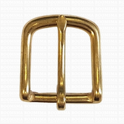 Solid brass (and SB- chrome plated) buckles solid brass (gold) 32 mm - pict. 1