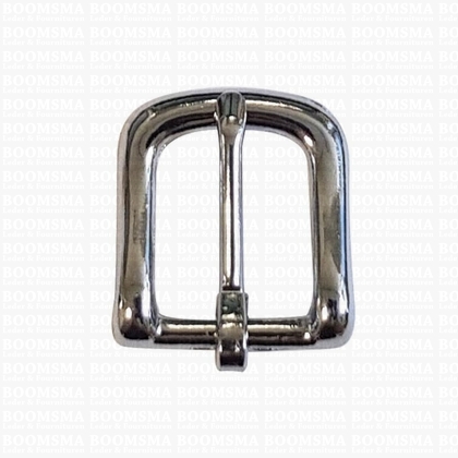 Solid brass (and SB- chrome plated) buckles chrome plated (silver) 20 mm  - pict. 1