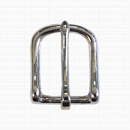 Solid brass (and SB- chrome plated) buckles chrome plated (silver) 22 mm  - pict. 1