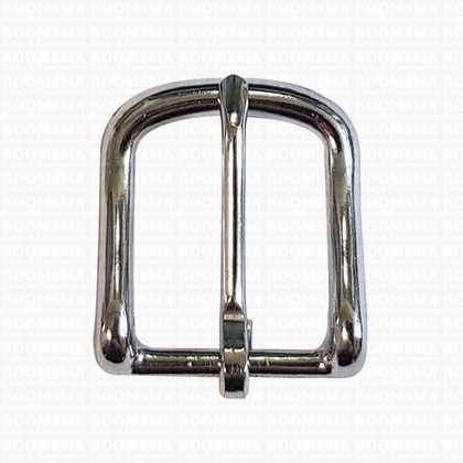 Solid brass (and SB- chrome plated) buckles chrome plated (silver) 25 mm  - pict. 1