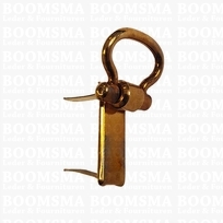 Souffléclamp Orange copper per piece (max. for 2 cm strap