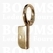 Souffléclamps with rivet hole gold bagstrap ± 19 mm, big - pict. 1