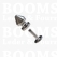 Spike rivetback silver 11,5 mm blunt tip, 10 mm long rivet  (per 10) - pict. 1