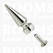 Spike rivetback silver 30 mm, rivet (per 10) - pict. 1