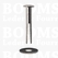 Splitpin with washer length 19 mm head Ø 6 mm thickness 2,5 mm colour: nickel (per 10) - pict. 1